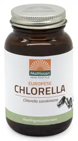 De Online Drogist Mattisson healthstyle europese chlorella 775mg capsules 90cp aanbieding