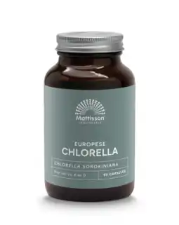 De Online Drogist Mattisson healthstyle europese chlorella 775mg capsules 90cp aanbieding