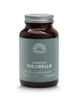 De Online Drogist Mattisson healthstyle europese chlorella 775mg capsules 90cp aanbieding