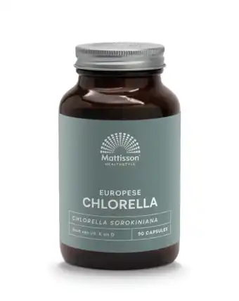 De Online Drogist Mattisson healthstyle europese chlorella 775mg capsules 90cp aanbieding