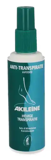 De Online Drogist Akileine voeten anti-transpiratie spray hevige transpiratie 100ml aanbieding