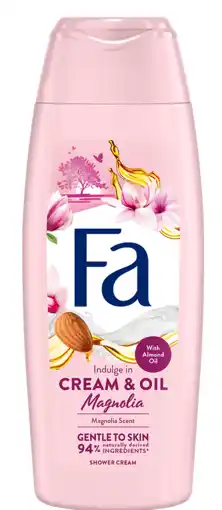 De Online Drogist Fa cream & oil magnolia shower cream 250ml aanbieding