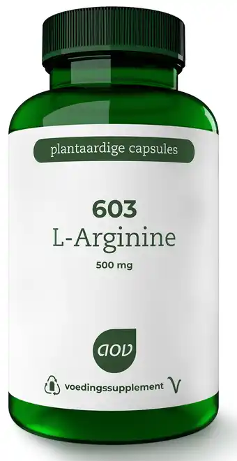 De Online Drogist Aov 603 l arginine 500mg vegacaps 90vcp aanbieding