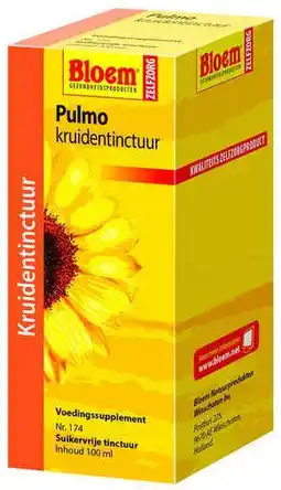 De Online Drogist Bloem pulmo kruidentinctuur 100ml aanbieding