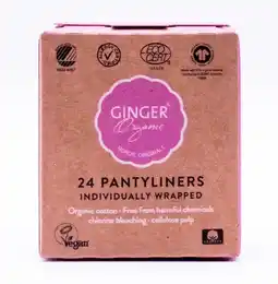 De Online Drogist Ginger organic inlegkruisjes 24st aanbieding