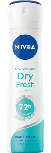 De Online Drogist Nivea dry fresh deodorant spray 150ml aanbieding