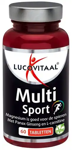 De Online Drogist Lucovitaal multi sport tabletten 60tb aanbieding