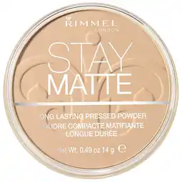 De Online Drogist Rimmel london poeder stay matte 003 peach glow 14gr aanbieding