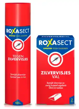 De Online Drogist Roxasect anti-zilvervisjes set - spray tegen zilvervisjes 400ml en zilvervisjesval - 2 stuks aanbieding