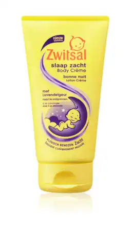 De Online Drogist Zwitsal slaap zacht bodycreme lavendel 150ml aanbieding