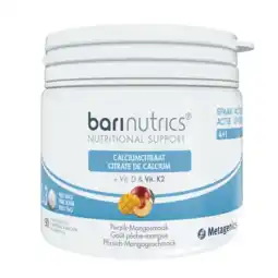 De Online Drogist Metagenics barinutrics calciumcitraat + d & k2 kauwtabletten 90ktb aanbieding