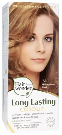 De Online Drogist Hennaplus long lasting colour 7.3 medium golden blond 100ml aanbieding