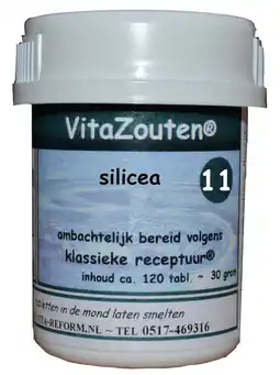De Online Drogist Vita reform van der snoek vita reform vitazouten nr. 11 silicea 120tb aanbieding