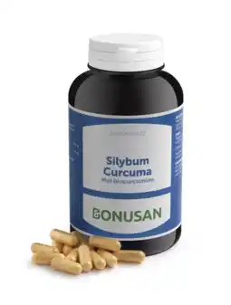 De Online Drogist Bonusan silybum-curcuma extract capsules 200cp aanbieding