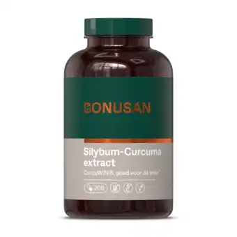 De Online Drogist Bonusan silybum-curcuma extract capsules 200cp aanbieding