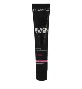 De Online Drogist Curaprox tandpasta black is white 90ml aanbieding