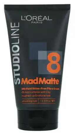 De Online Drogist L'oréal paris studio line matt & messy fibre paste 150ml aanbieding