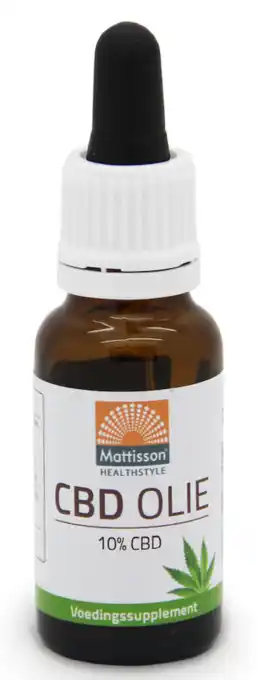 De Online Drogist Mattisson healthstyle cbd olie 10% cbd 20ml aanbieding