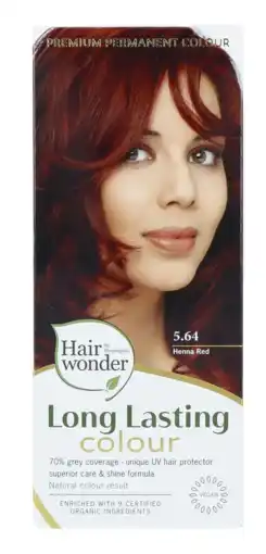 De Online Drogist Hennaplus 5.64 henna red long lasting colours 100ml aanbieding