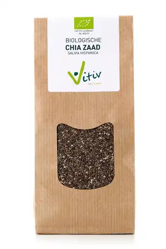 De Online Drogist Vitiv biologische chia zaad 250gr aanbieding