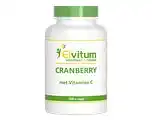 De Online Drogist Elvitum cranberry met vitamine c vegicaps 150cp aanbieding