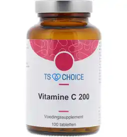 De Online Drogist Ts choice vitamine c 200 tabletten 100tb aanbieding