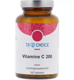 De Online Drogist Ts choice vitamine c 200 tabletten 100tb aanbieding