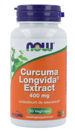 De Online Drogist Now curcuma longvida extract capsules 60cp aanbieding