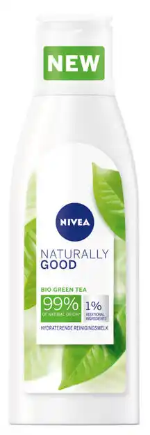 De Online Drogist Nivea naturally good hydraterende reinigingsmelk 200ml aanbieding