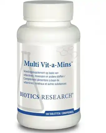 De Online Drogist Biotics multi vit-a-mins tabletten 180tb aanbieding