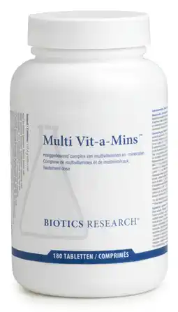 De Online Drogist Biotics multi vit-a-mins tabletten 180tb aanbieding