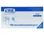 De Online Drogist Cmt handschoenen latex poedervrij naturel 100st aanbieding