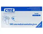 De Online Drogist Cmt handschoenen latex poedervrij naturel 100st aanbieding