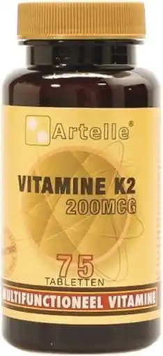 De Online Drogist Artelle vitamine k2 200mcg tabletten 75tb aanbieding