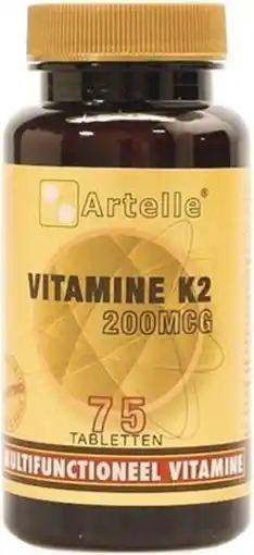 De Online Drogist Artelle vitamine k2 200mcg tabletten 75tb aanbieding