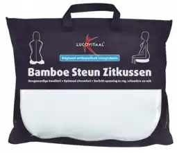 De Online Drogist Lucovitaal bamboe steun zitkussen 1st aanbieding