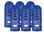 De Online Drogist Nivea protect & care roll-on voordeelverpakking 6x50ml aanbieding