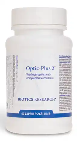 De Online Drogist Biotics optic-plus 2 capsules 60cp aanbieding