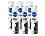 De Online Drogist Nivea black & white silky smooth deodorant spray voordeelverpakking 6x150ml aanbieding