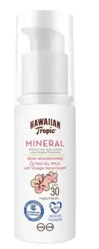De Online Drogist Hawaiian tropic mineral protective sun lotion face spf30 50ml aanbieding