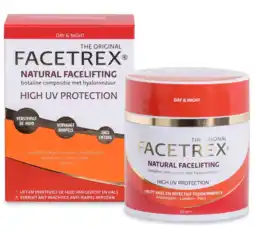 De Online Drogist Facetrex natural facelifting crème 50ml aanbieding