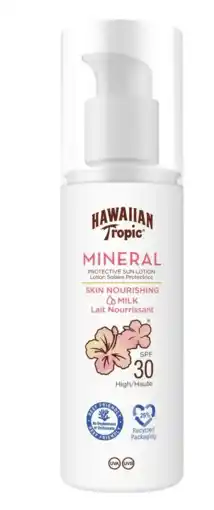 De Online Drogist Hawaiian tropic mineral protective sun lotion spf30 100ml aanbieding