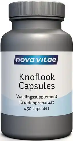 De Online Drogist Nova vitae knoflook capsules 450cp aanbieding