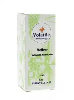 De Online Drogist Volatile vetiver india (vetivera zizanoides) 5ml aanbieding