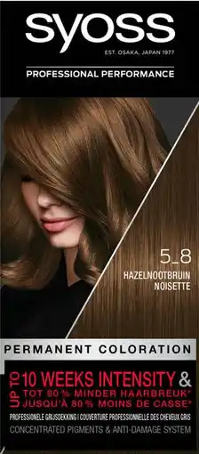 De Online Drogist Syoss color salonplex 5-8 hazelnootbruin 1st aanbieding