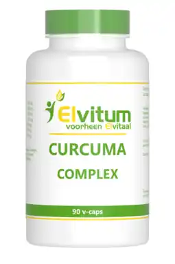 De Online Drogist Elvitum curcuma complex vegicaps 90cp aanbieding