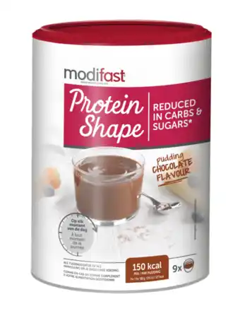 De Online Drogist Modifast protein shape pudding chocolade 540gr aanbieding