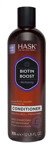 De Online Drogist Hask biotin boost thickening conditioner 355ml aanbieding