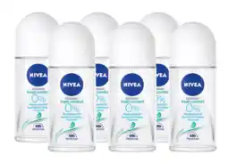 De Online Drogist Nivea fresh comfort roll-on voordeelverpakking 6x50ml aanbieding