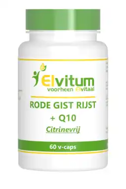 De Online Drogist Elvitum rode gist q10 vegicaps 60cp aanbieding